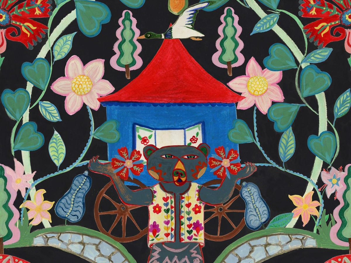 Mind The Gap Transylvanian Rhapsody Gypsy Fairytale Anthracite WP20917 Anthracite behang