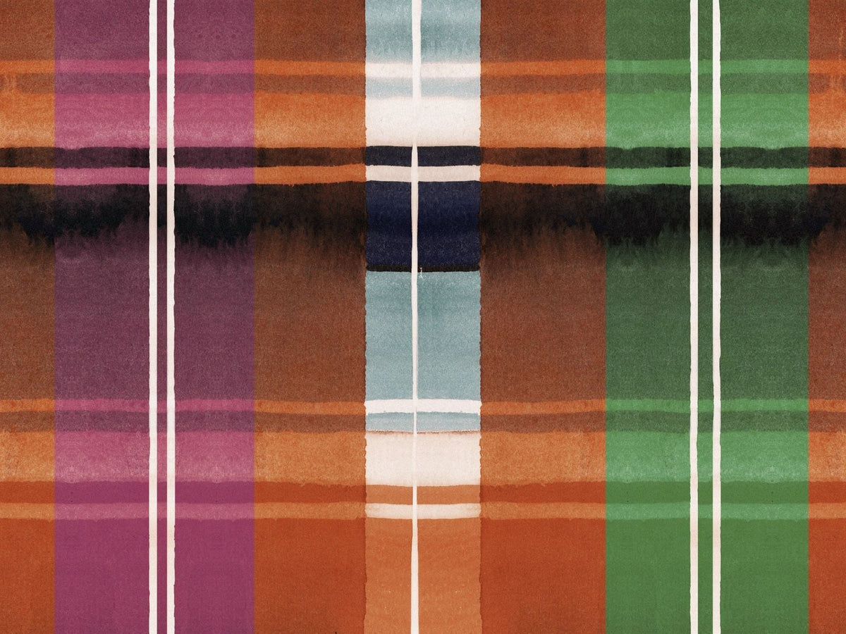 Mind The Gap Transylvanian Rhapsody Kerschdorf Plaid Carrot WP30280 Carrot behang