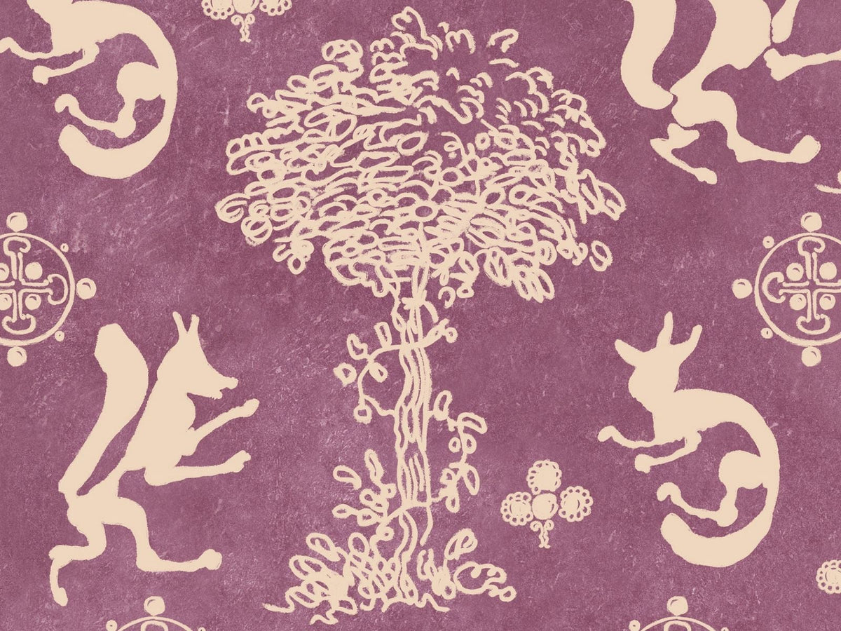 Mind The Gap Transylvanian Rhapsody The Silly Fox Mauve WP30266 Mauve behang