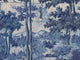 Mind The Gap Transylvanian Rhapsody Toile du Carpathians Indigo - WP20925