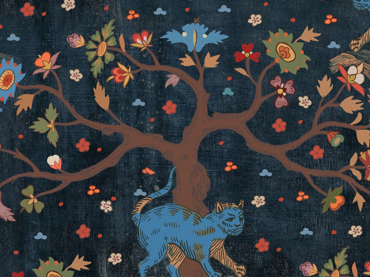 Mind The Gap Transylvanian Rhapsody Tree of Life Anthracite WP20936 Anthracite behang