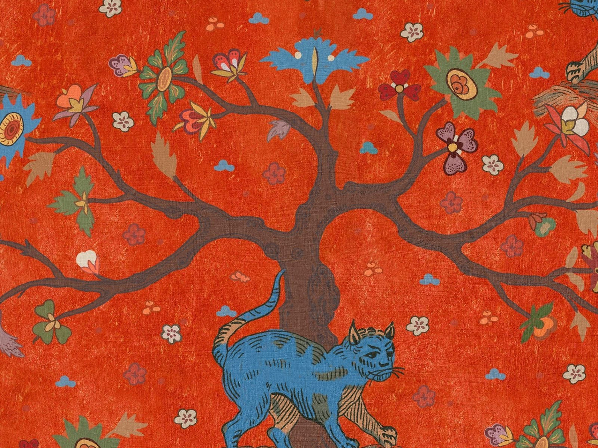 Mind The Gap Transylvanian Rhapsody Tree of Life Coral WP20937 Coral behang