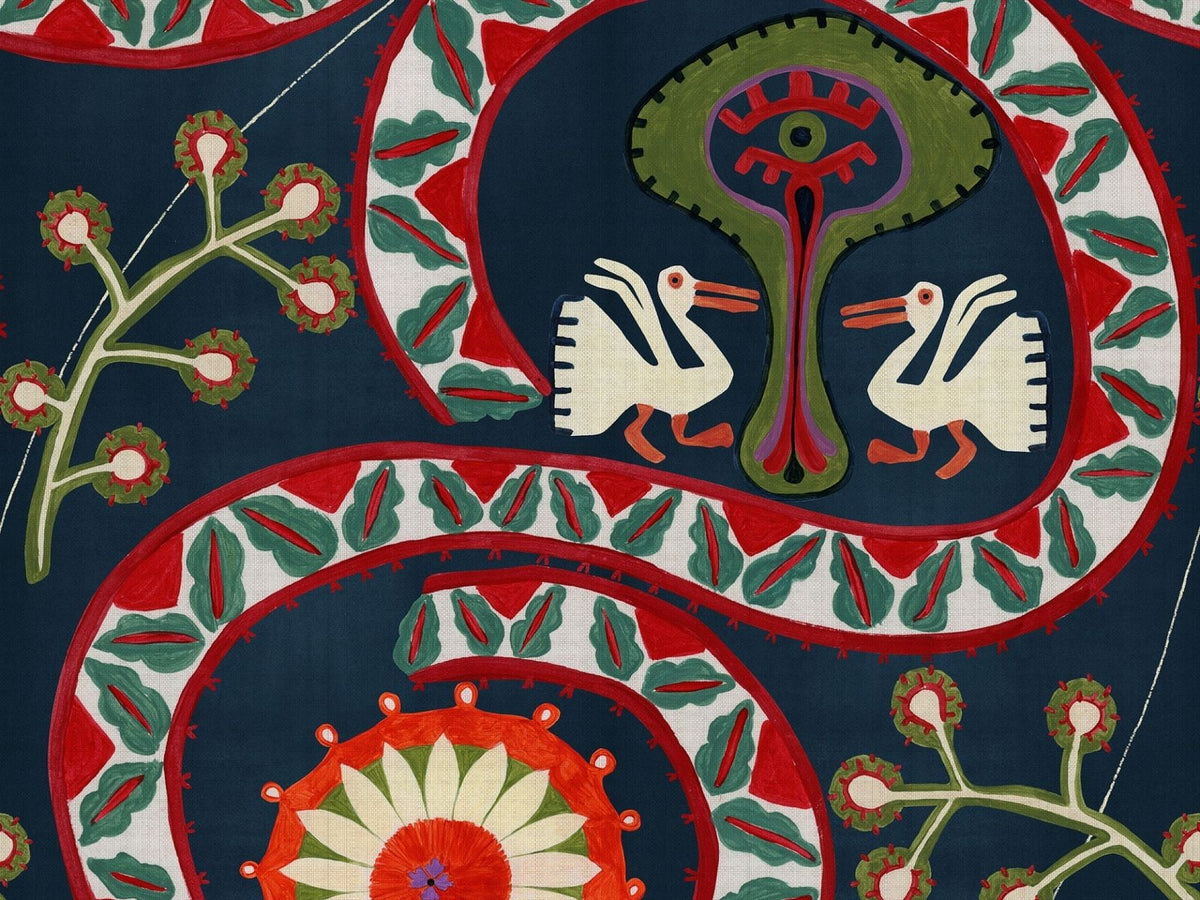 Mind The Gap Transylvanian Rhapsody Two Storks Anthracite WP20899 Anthracite behang