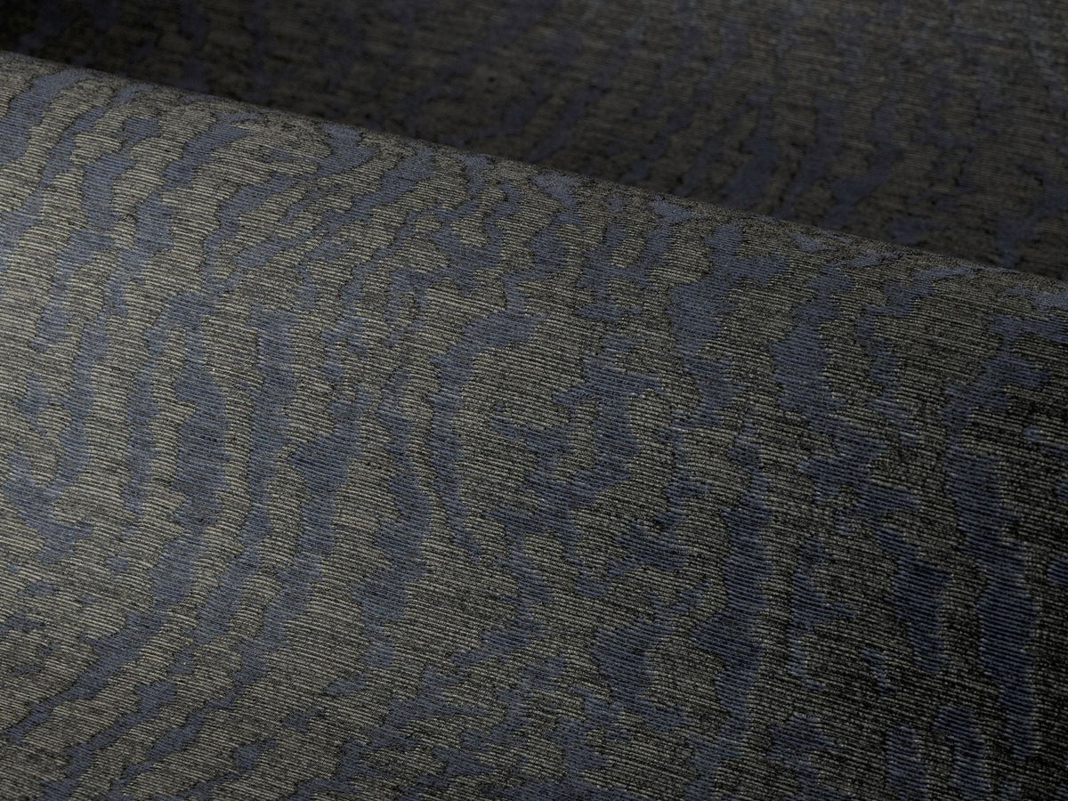 Casamance Mimbeau Canon 71980609 Noir bleu nuit behang