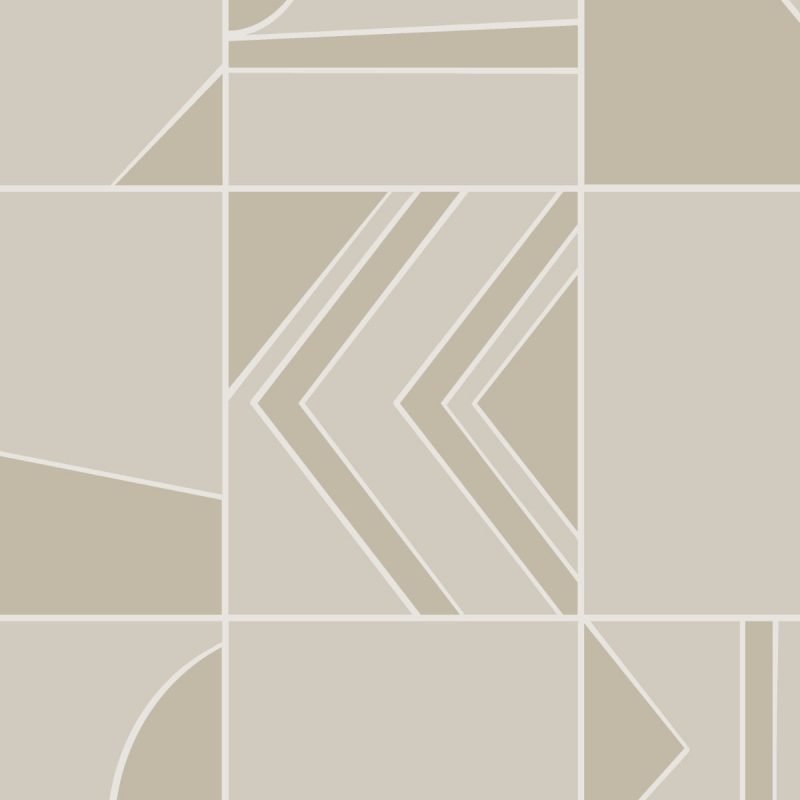 Behangstaal: HookedOnWalls Tinted Tiles Groove - 29044