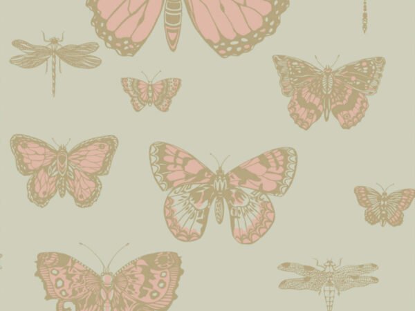 Behangstaal: Cole & Son Whimsical Butterflies & Dragonflies - 103/15063