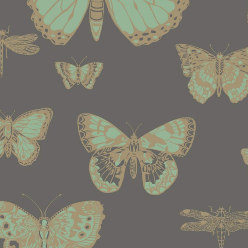 Behangstaal: Cole & Son Whimsical Butterflies & Dragonflies - 103/15067