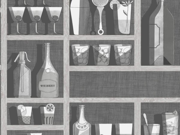 Behangstaal: Cole & Son Fornasetti Senza Tempo Cocktails - 114/23045