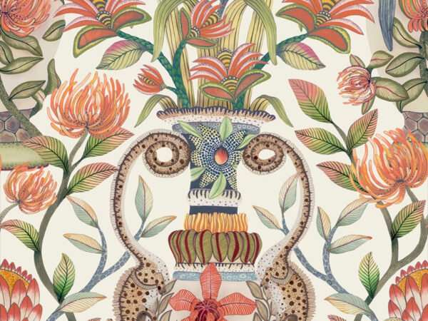 Behangstaal: Cole & Son Ardmore - Jabula Protea Garden Silk - 119/10045