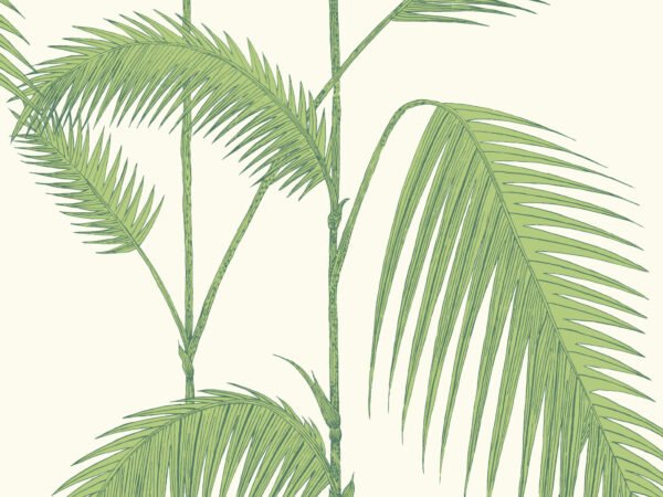 Behangstaal: Cole & Son The Contemporary Collection Palm Leaves - 95/1009