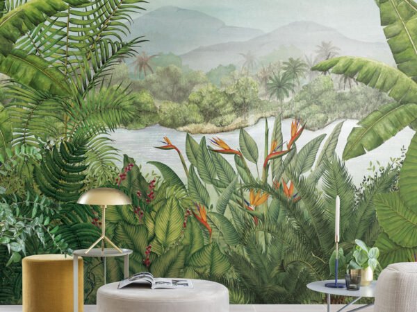 Khrôma Digital Wall Design 3 Rainforest - Bloom DG3RAI103