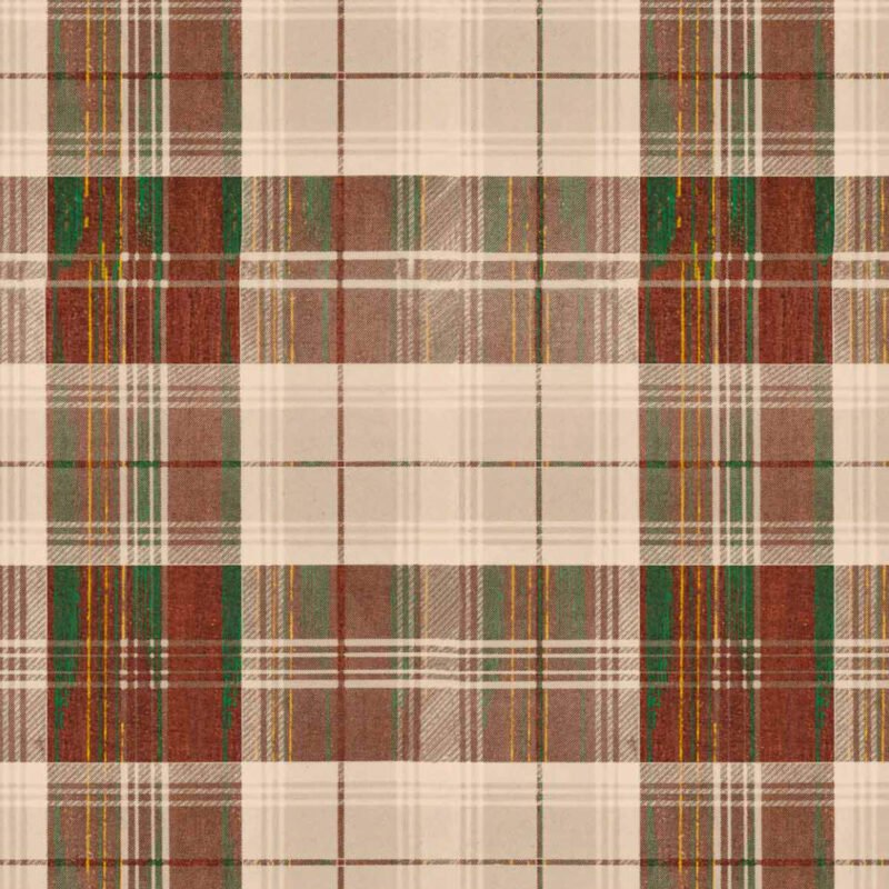 Behangstaal: Mind The Gap Transylvanian Roots Countryside Plaid Leather - WP30012